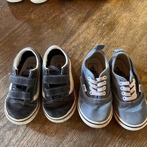 Toddler Vans 2 styles size 7